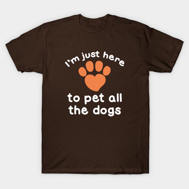 Pet All The Dogs T-Shirt by LuckyFoxDesigns